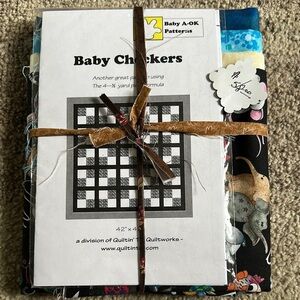 Checkerboard Accent with Twine Binding